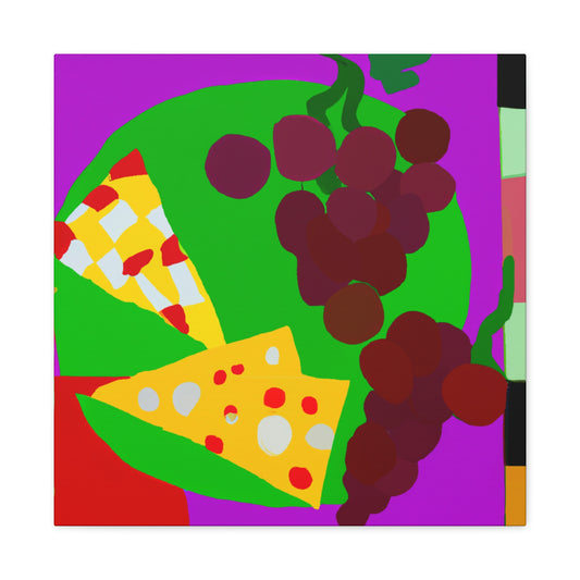 Cheese and Grapes Fauve - Canvas