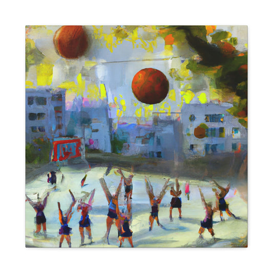 Volleyball Vibrancy Vitality - Canvas