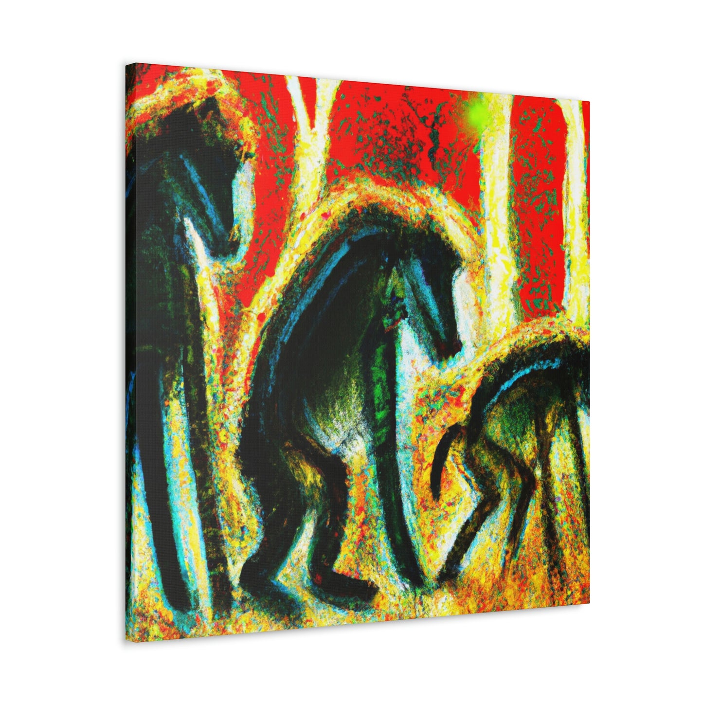 "Baboon In Expressionism" - Canvas