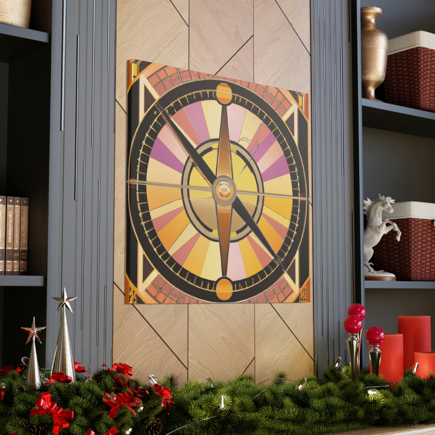 "Compass of Art Deco" - Canvas