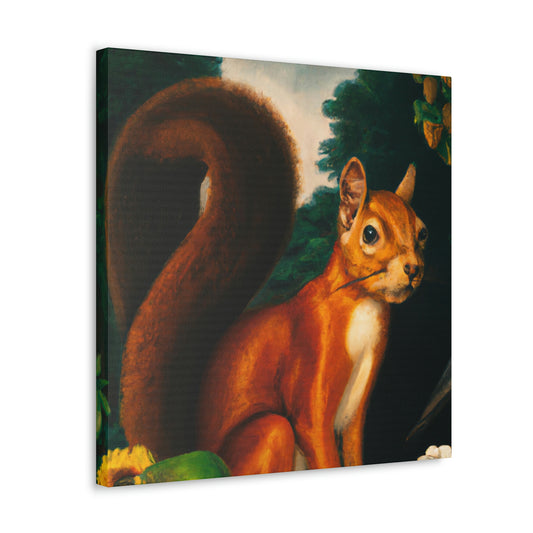 Squirrel in Neoclassicism - Canvas