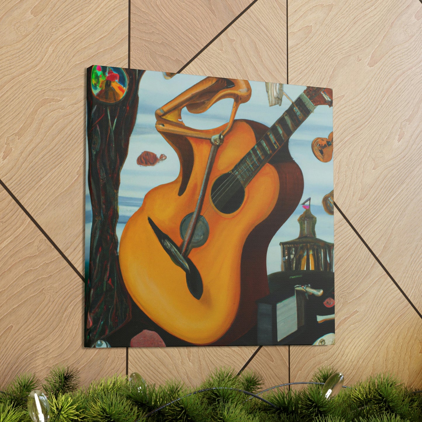 "Guitar in a Dreamscape" - Canvas