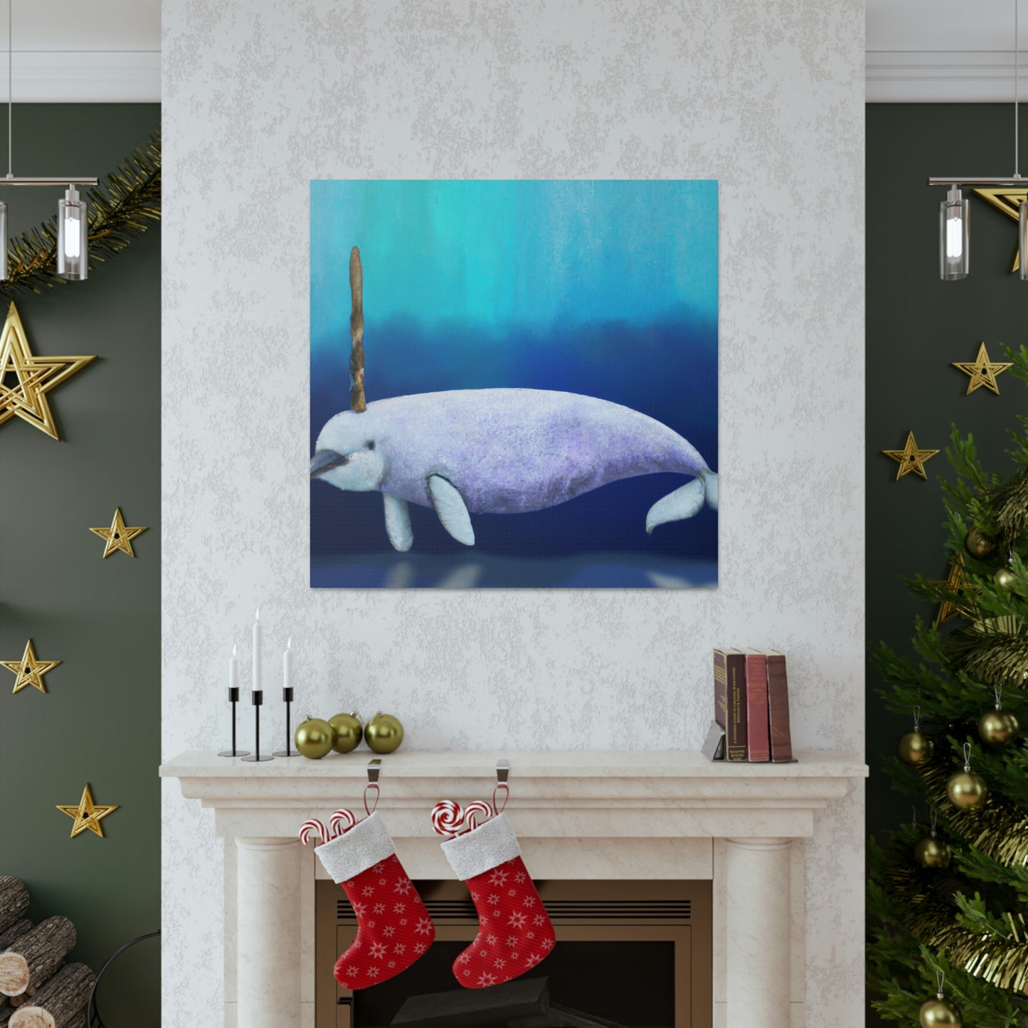 "The Mystical Narwhal" - Canvas