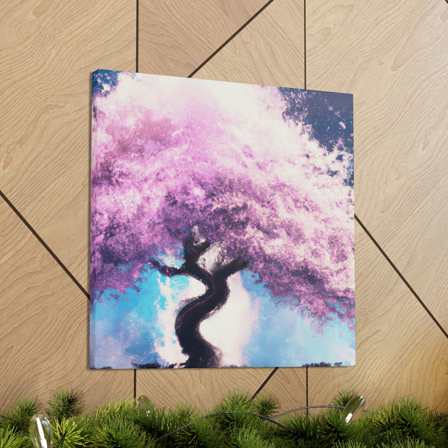 "Cherry Blossom Wonderment" - Canvas