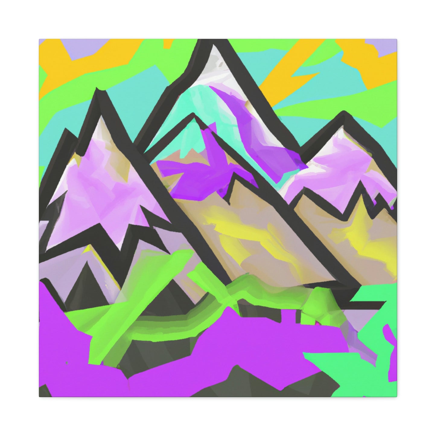 "Mountain Majesty Splendor" - Canvas