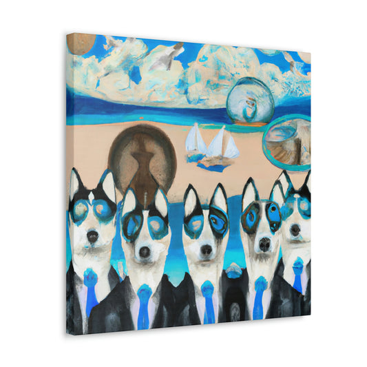 Siberian Husky Majesty - Canvas