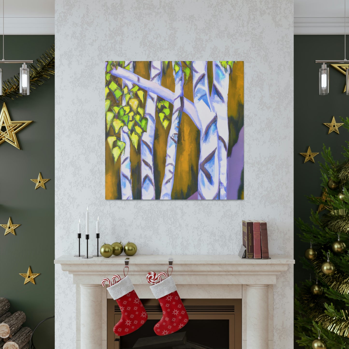 Birch Tree Splendor - Canvas