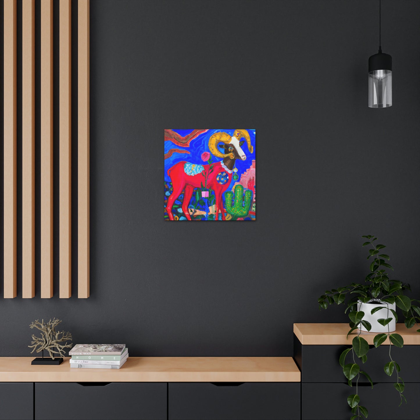 "Bighorn of the Wild" - Canvas