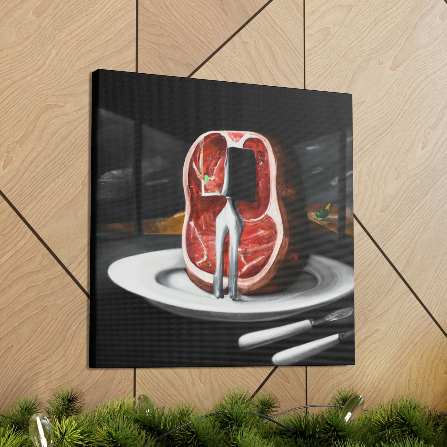 "Steak in Surrealism" - Canvas