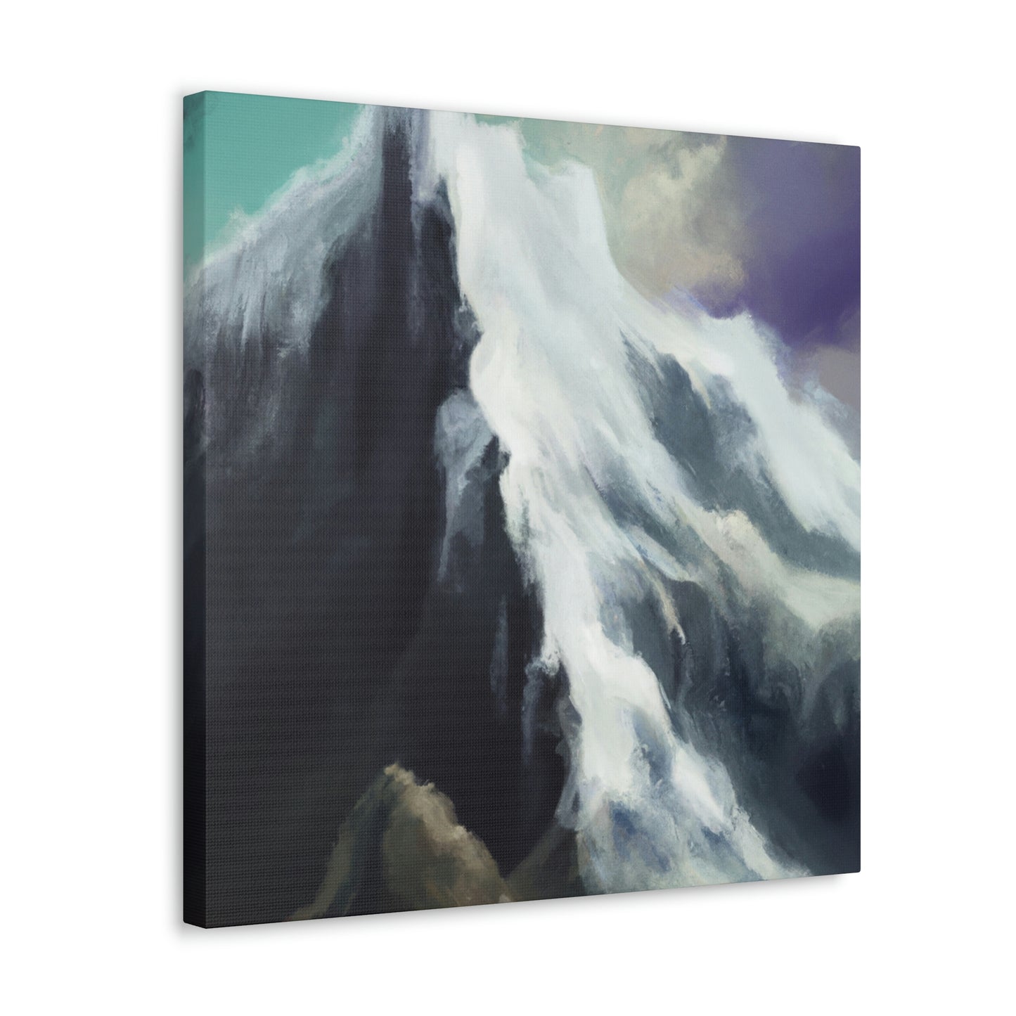 "Snowy Mountain Majesty" - Canvas