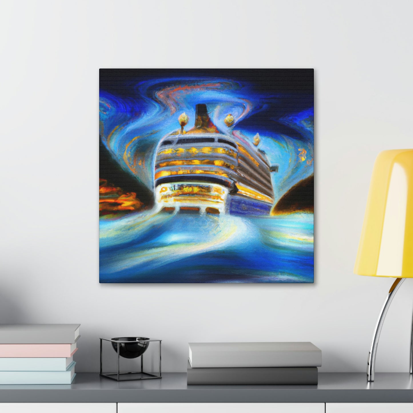 "Cruise Ship Surreality" - Canvas