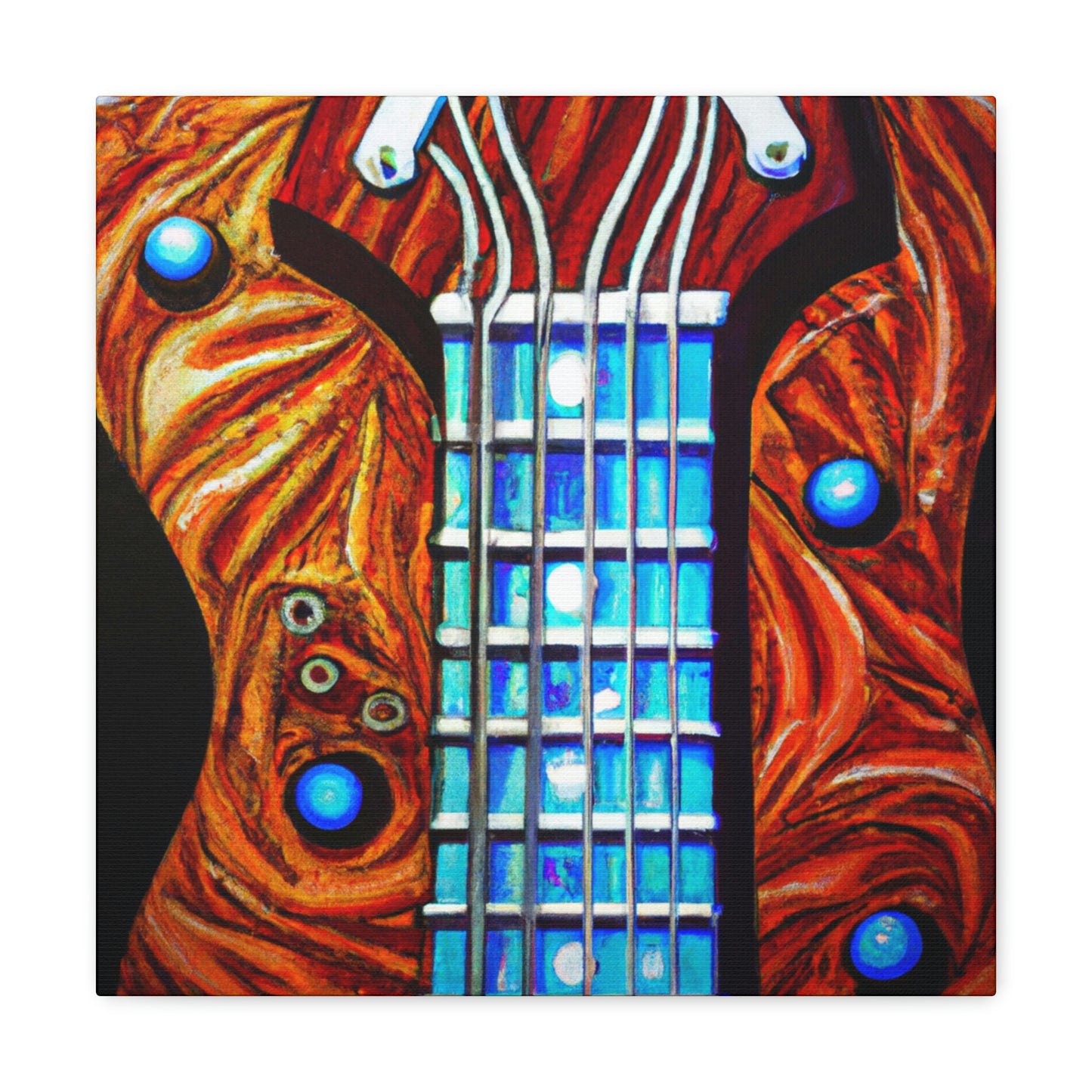 "Guitar Resonance Dreaming" - Canvas