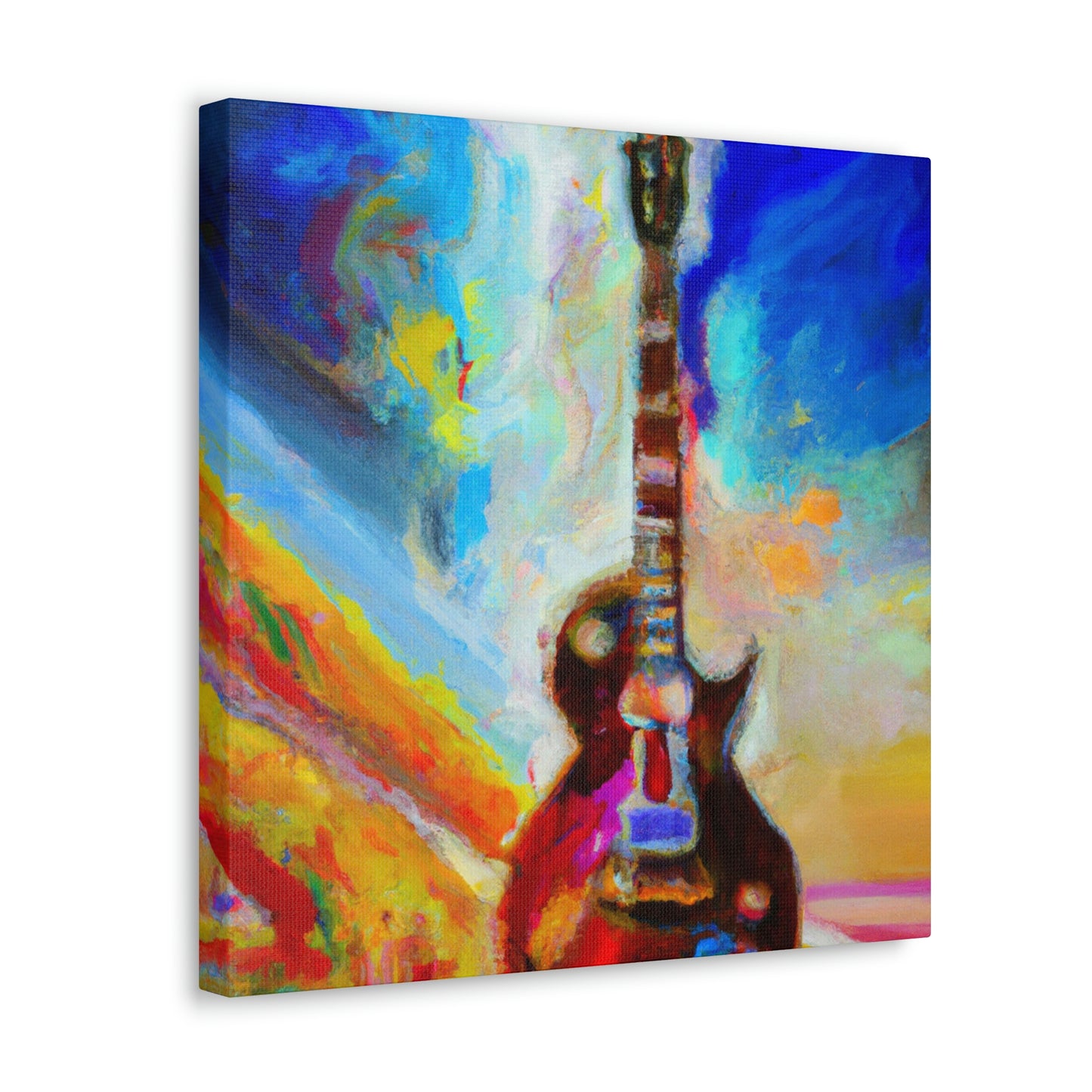 Gibson in Abstract Forms - Canvas