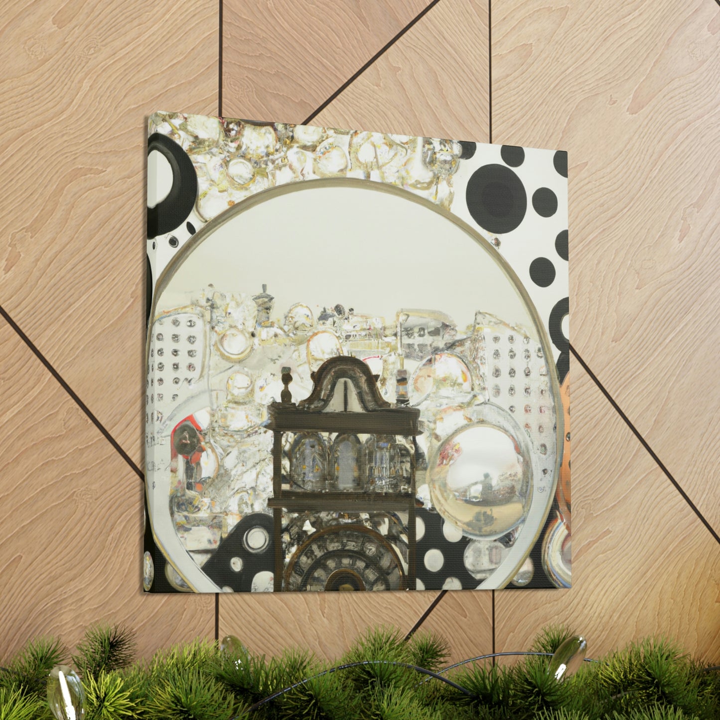 "Victorian Steampunk Scene" - Canvas