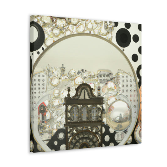 "Victorian Steampunk Scene" - Canvas