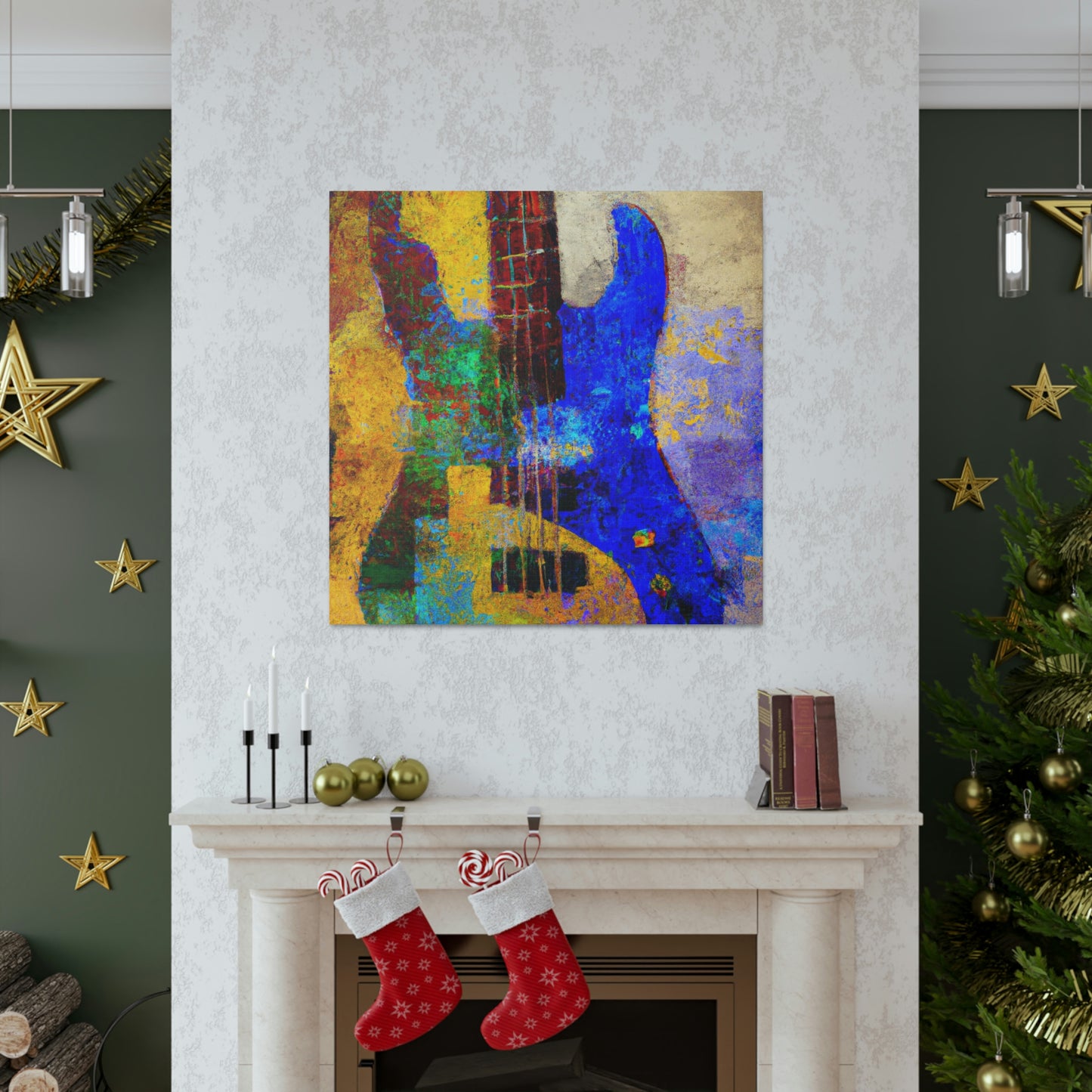 "Bass Guitar Resonance" - Canvas