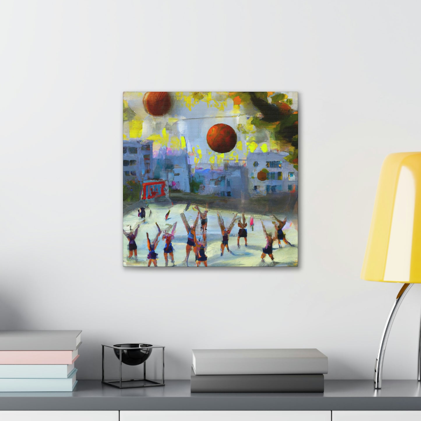 Volleyball Vibrancy Vitality - Canvas