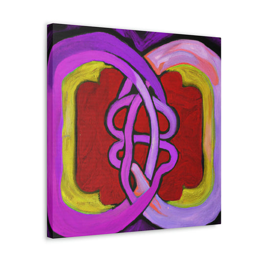 Two Hearts Interlocked - Canvas