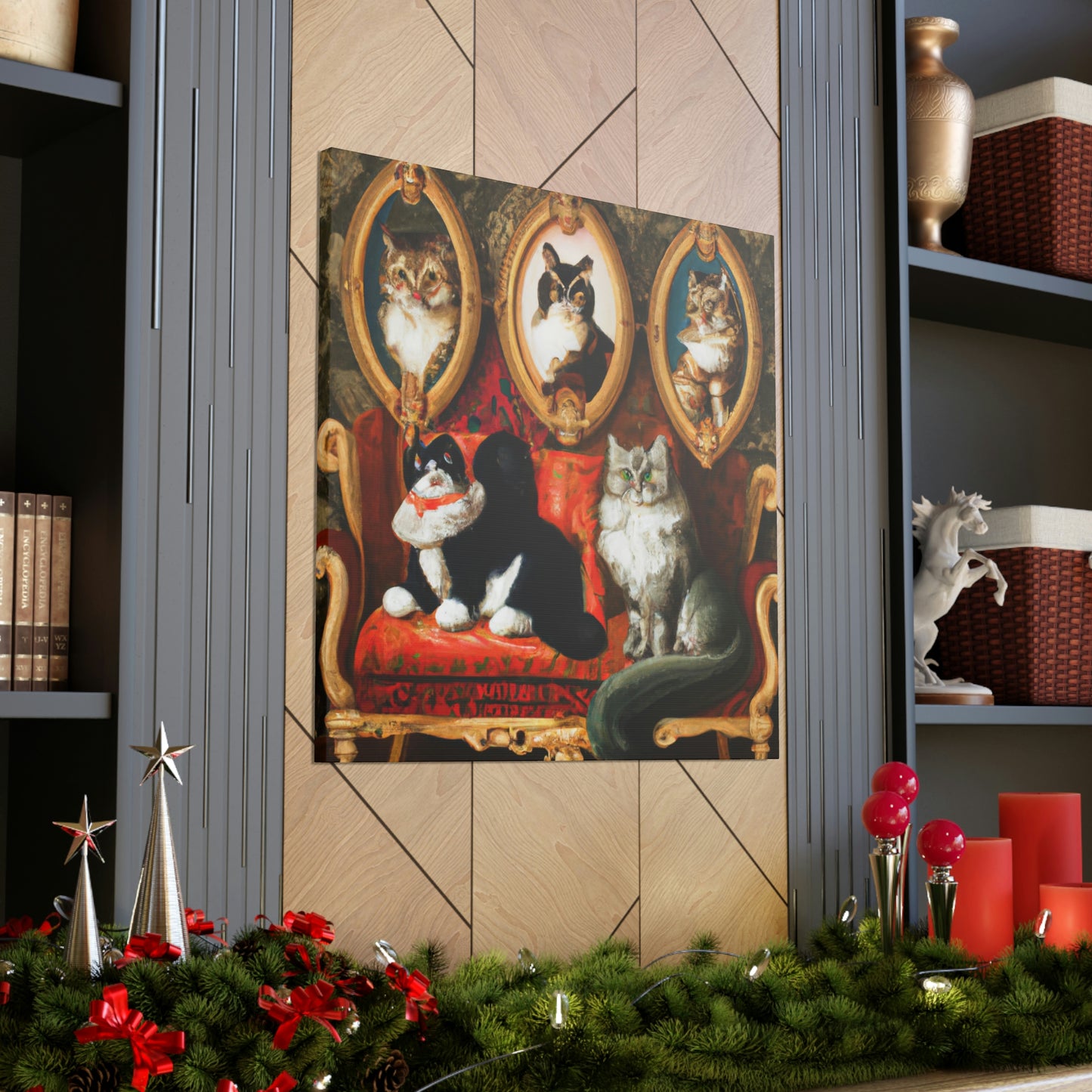 Cats in Splendor - Canvas