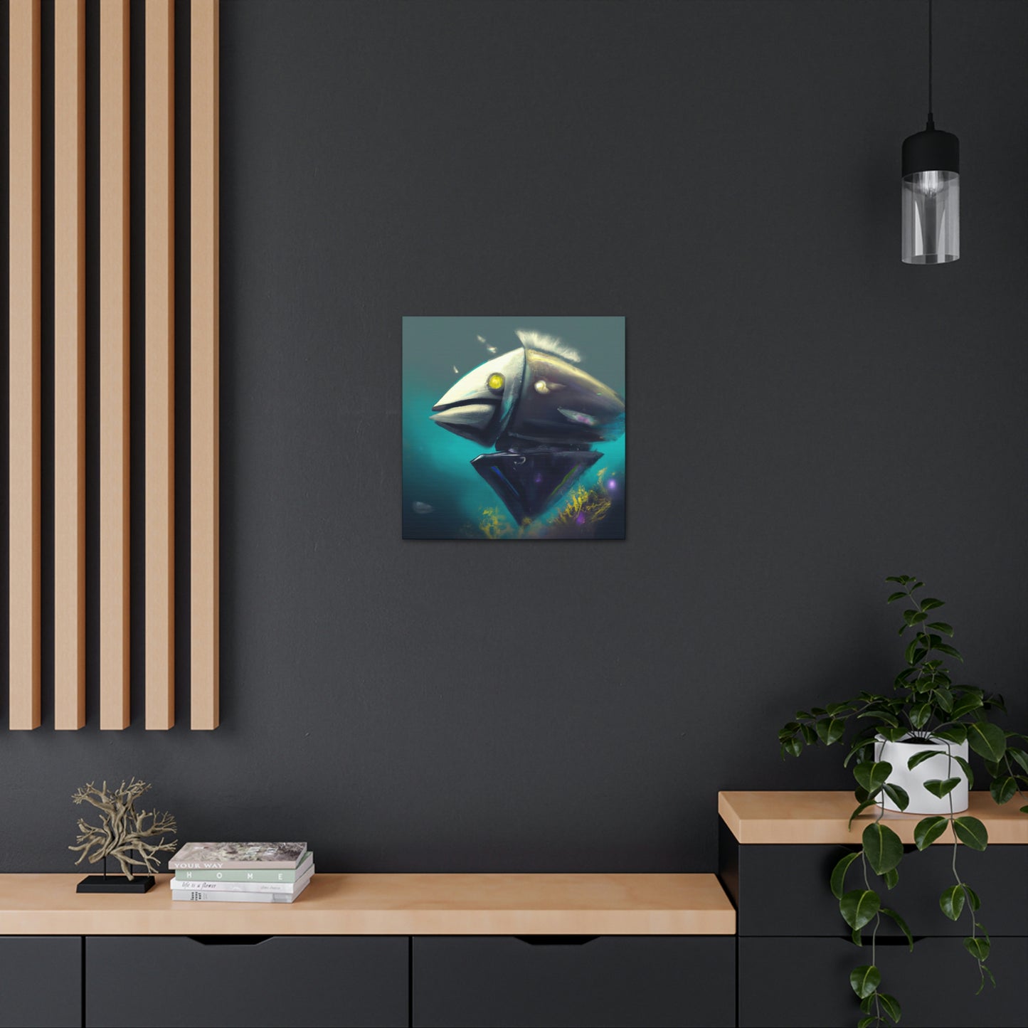 Fish of Simplicity - Canvas