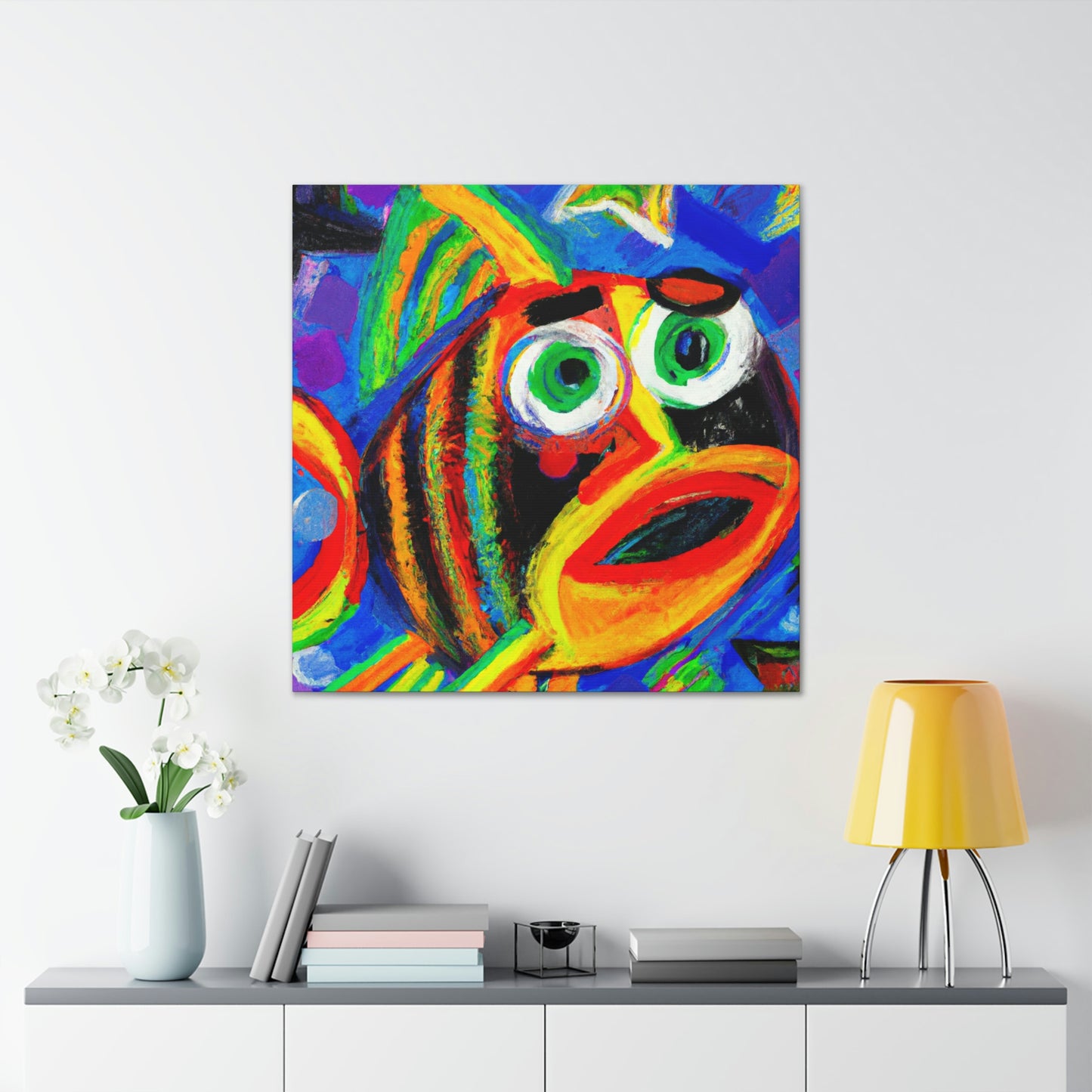 Rainbow Fish Harmony - Canvas