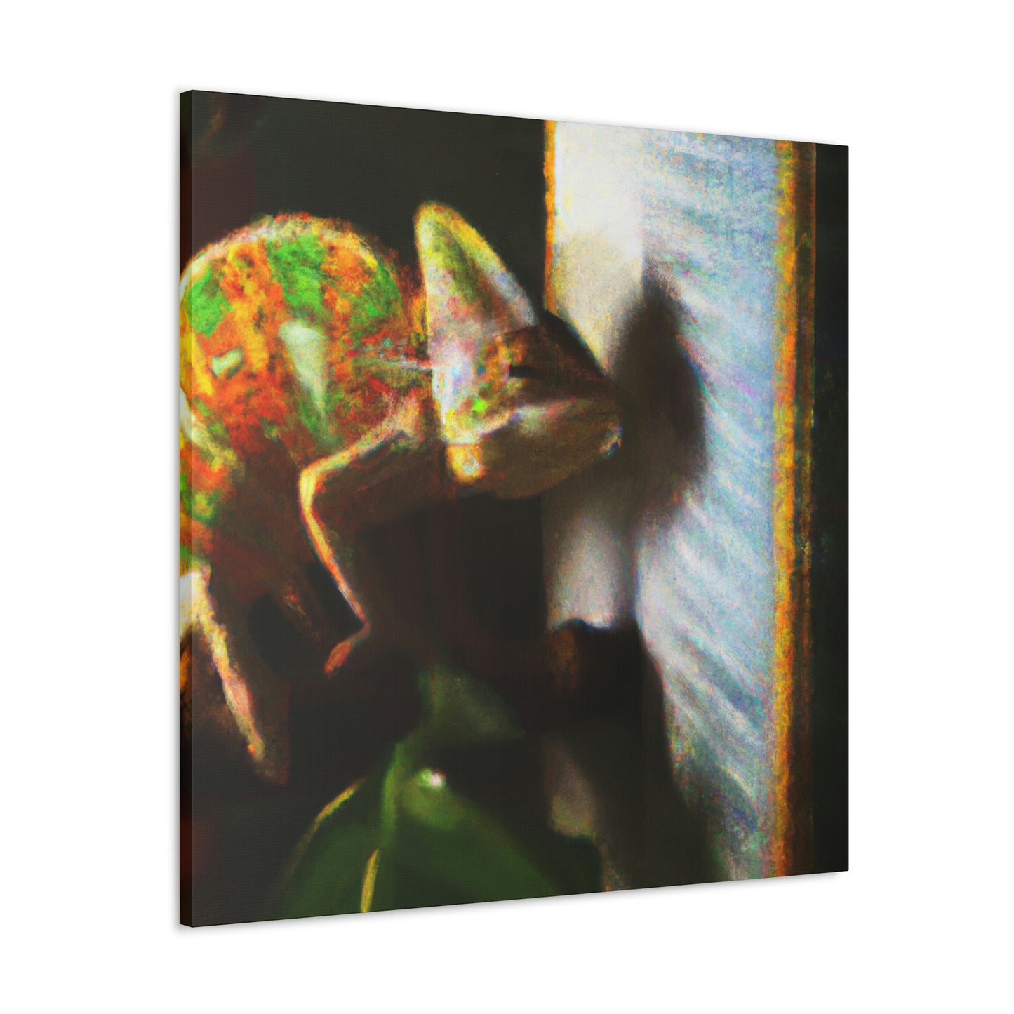 Veiled Chameleon Dreaming - Canvas