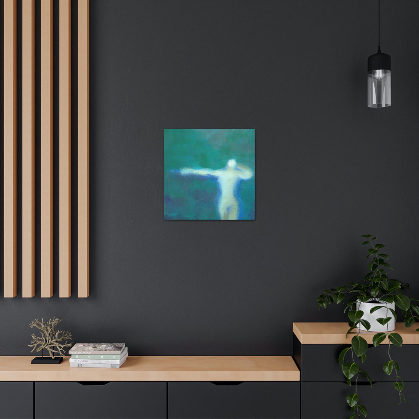 Swimming in Simplicity - Canvas