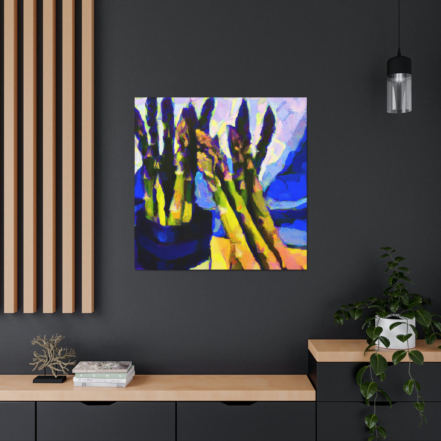 "Asparagus in Fauvism" - Canvas