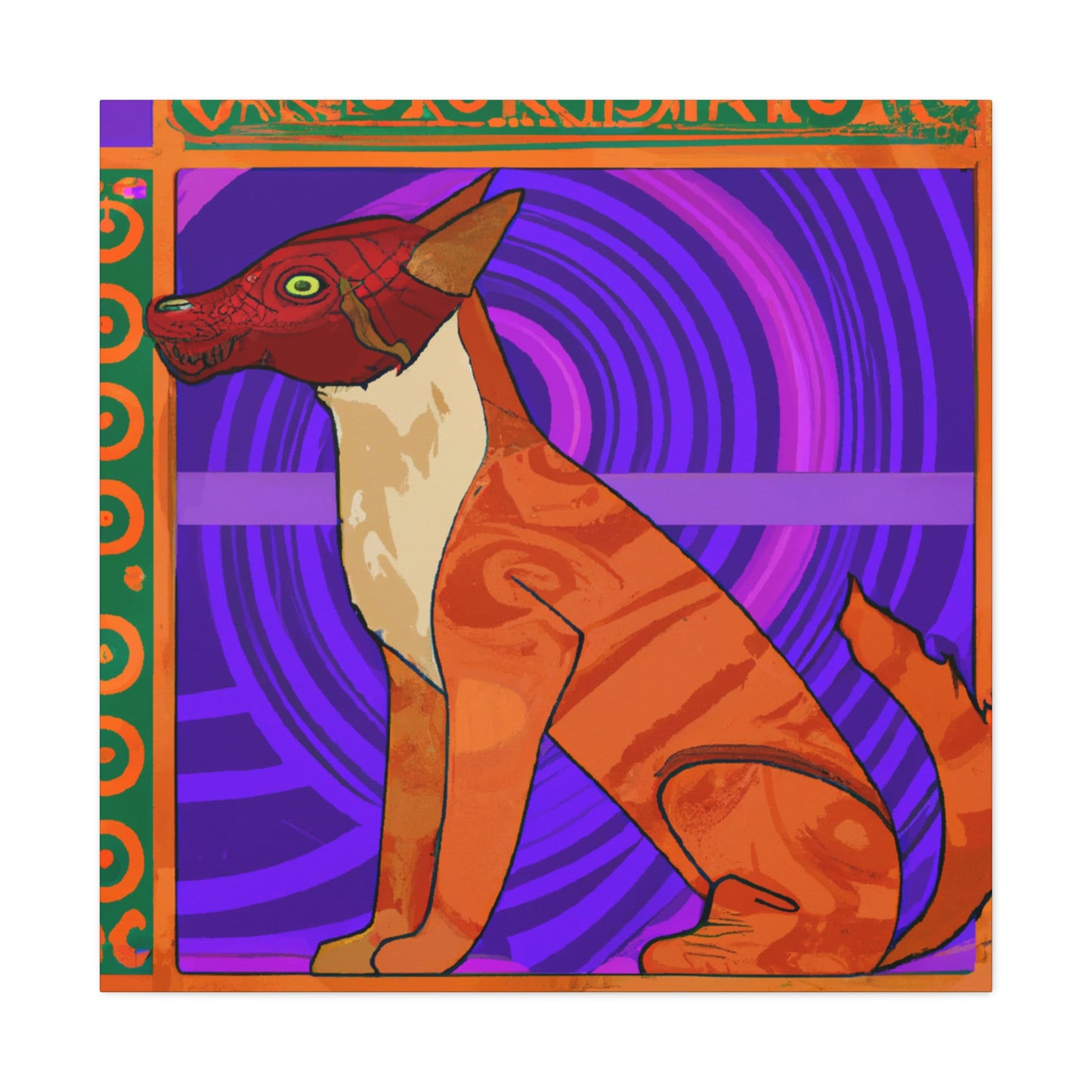 "Dhole's Jazz Symphony" - Canvas