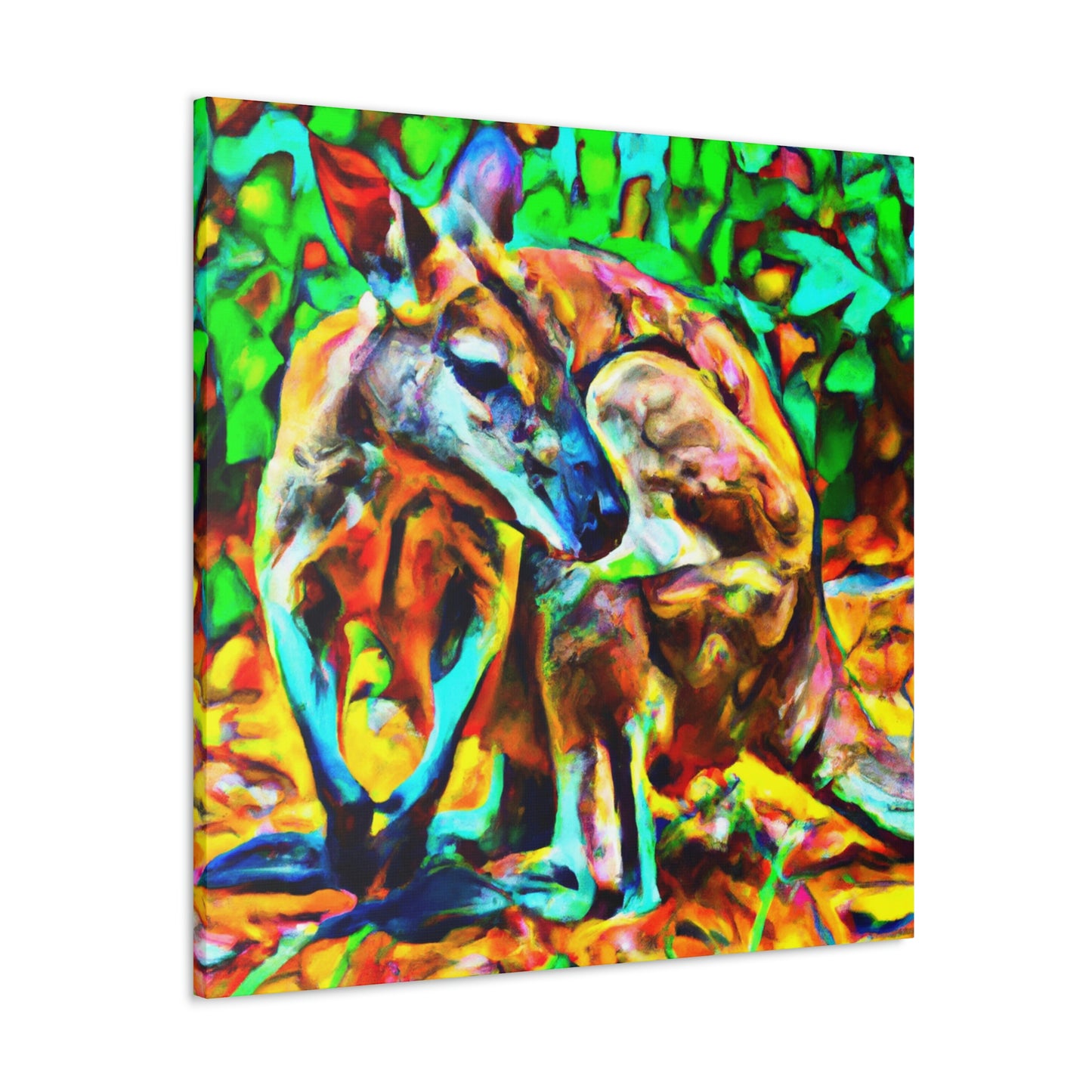 Wallaby in the Wild - Canvas