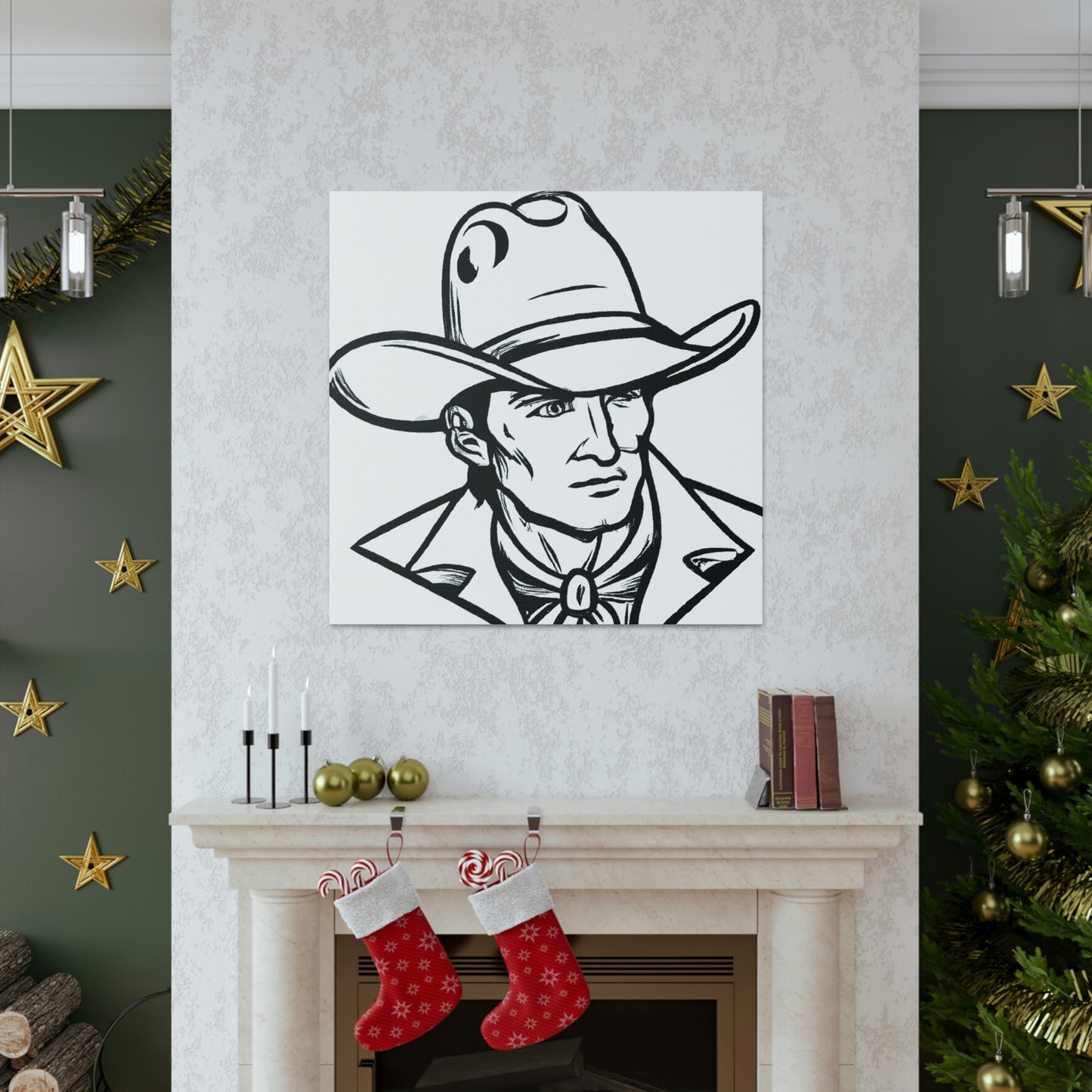 Cowboy Hat Neoclassicism - Canvas