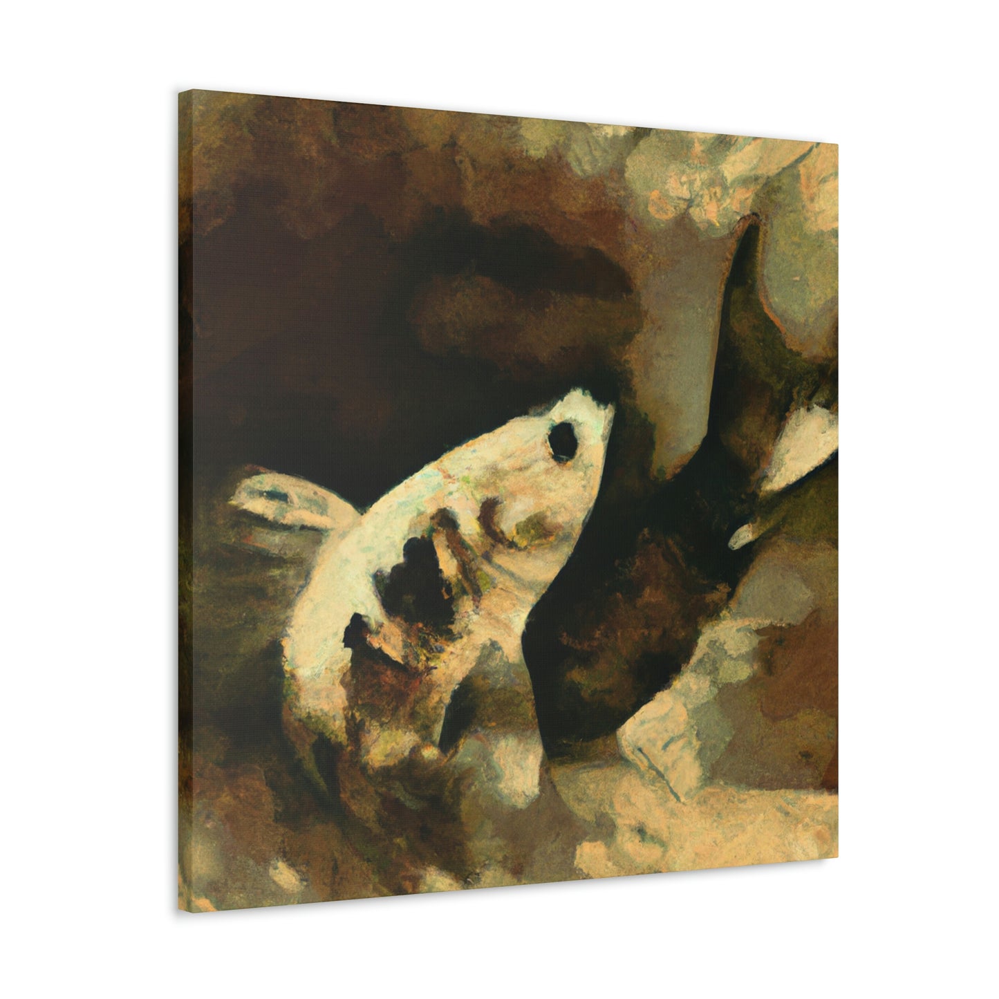 "Killing with Killifish" - Canvas