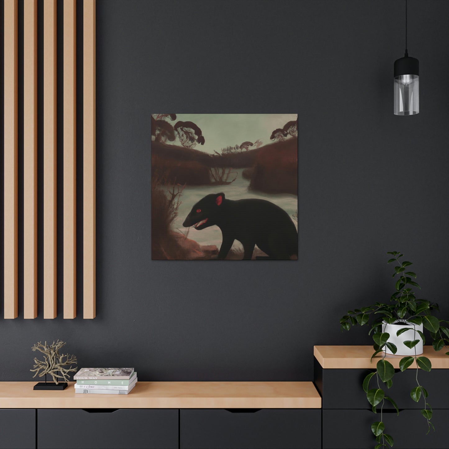 Devil in Tasmanian Land - Canvas