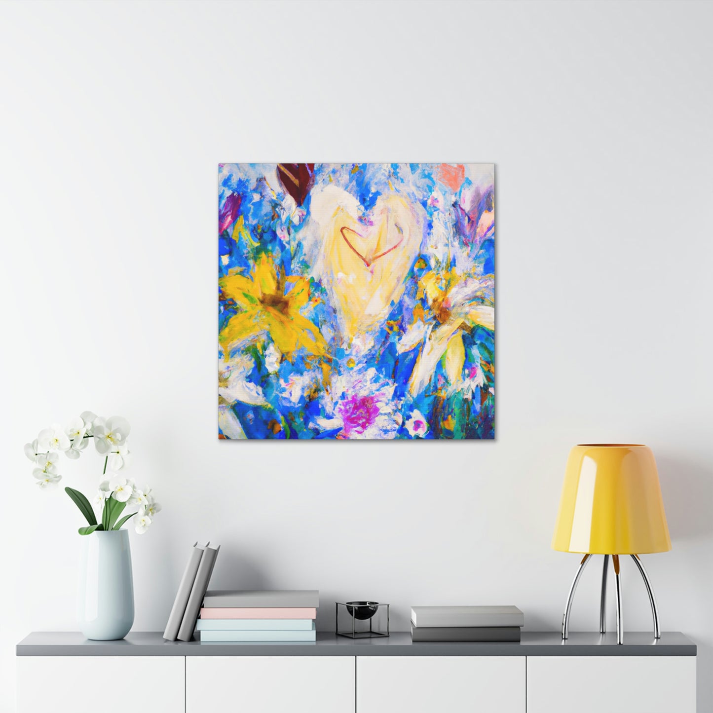 "Love Blossoms Forever" - Canvas