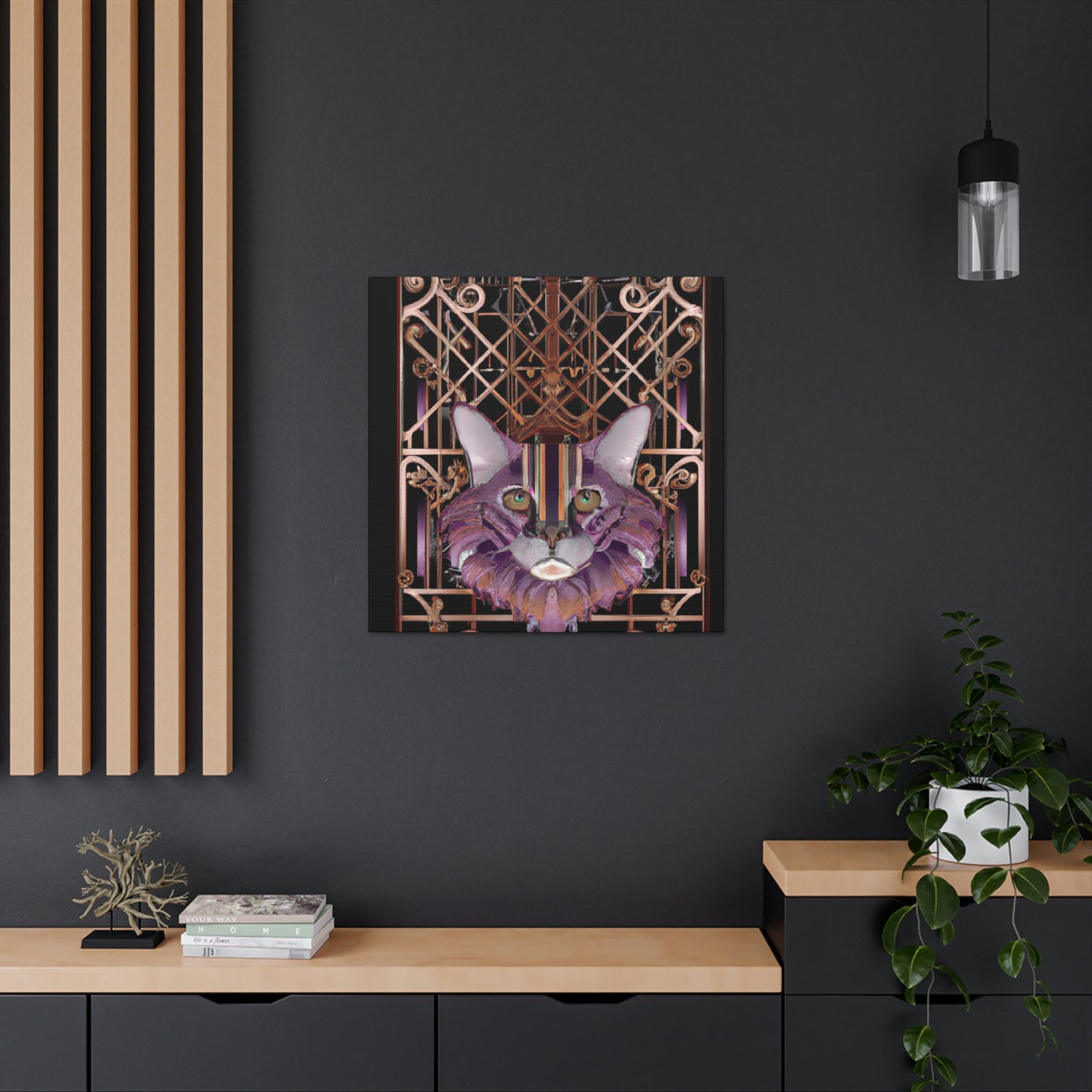 Gleaming Maine Coon - Canvas