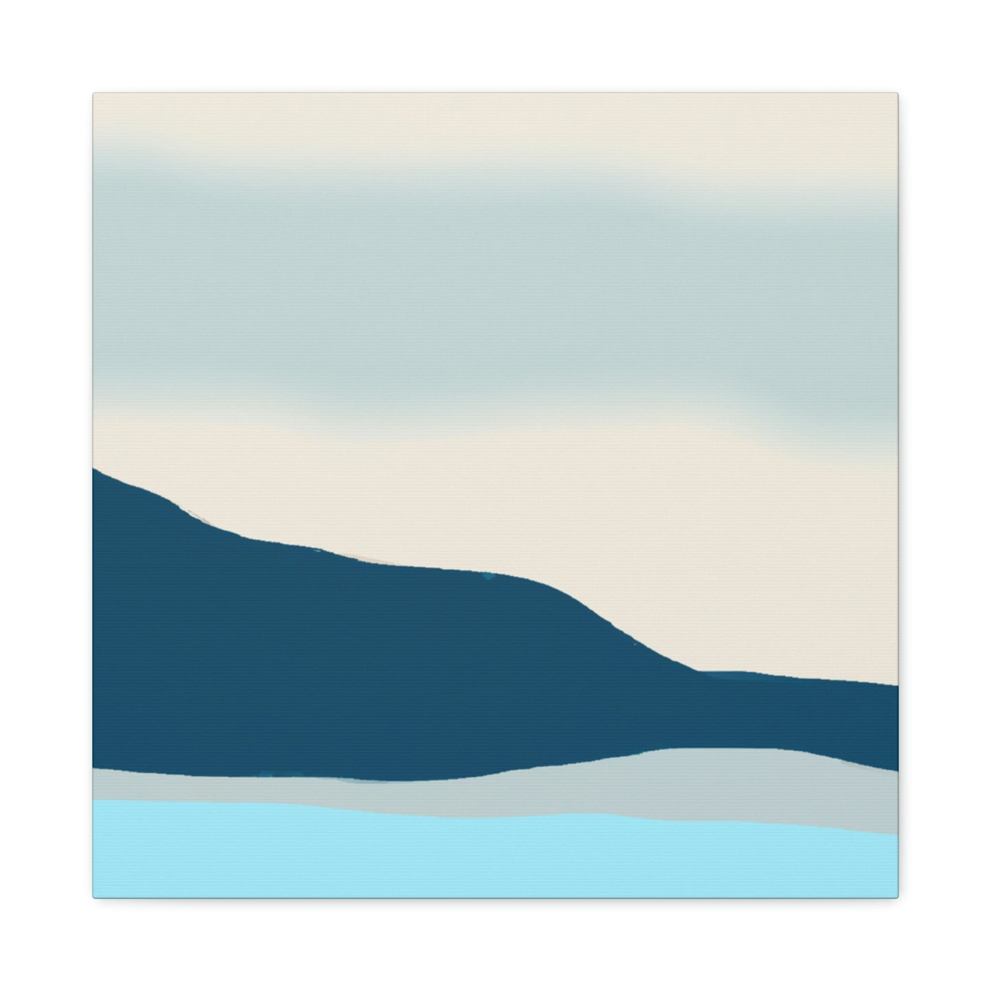 "Coastal Minimalism Abides" - Canvas