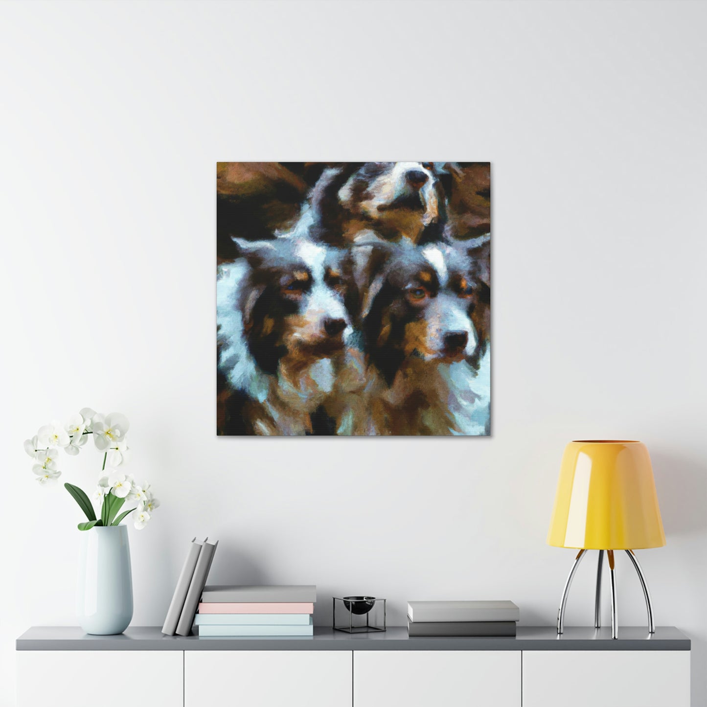 Australian Shepherd Solitude - Canvas