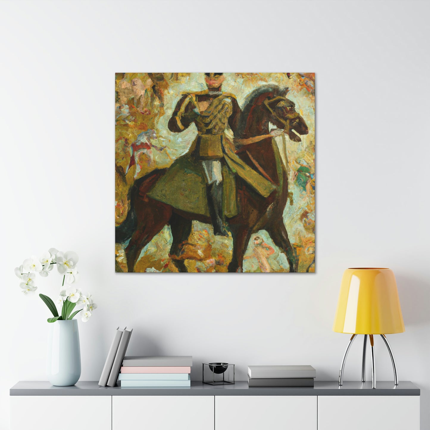 "The Cavalry Charge" - Canvas