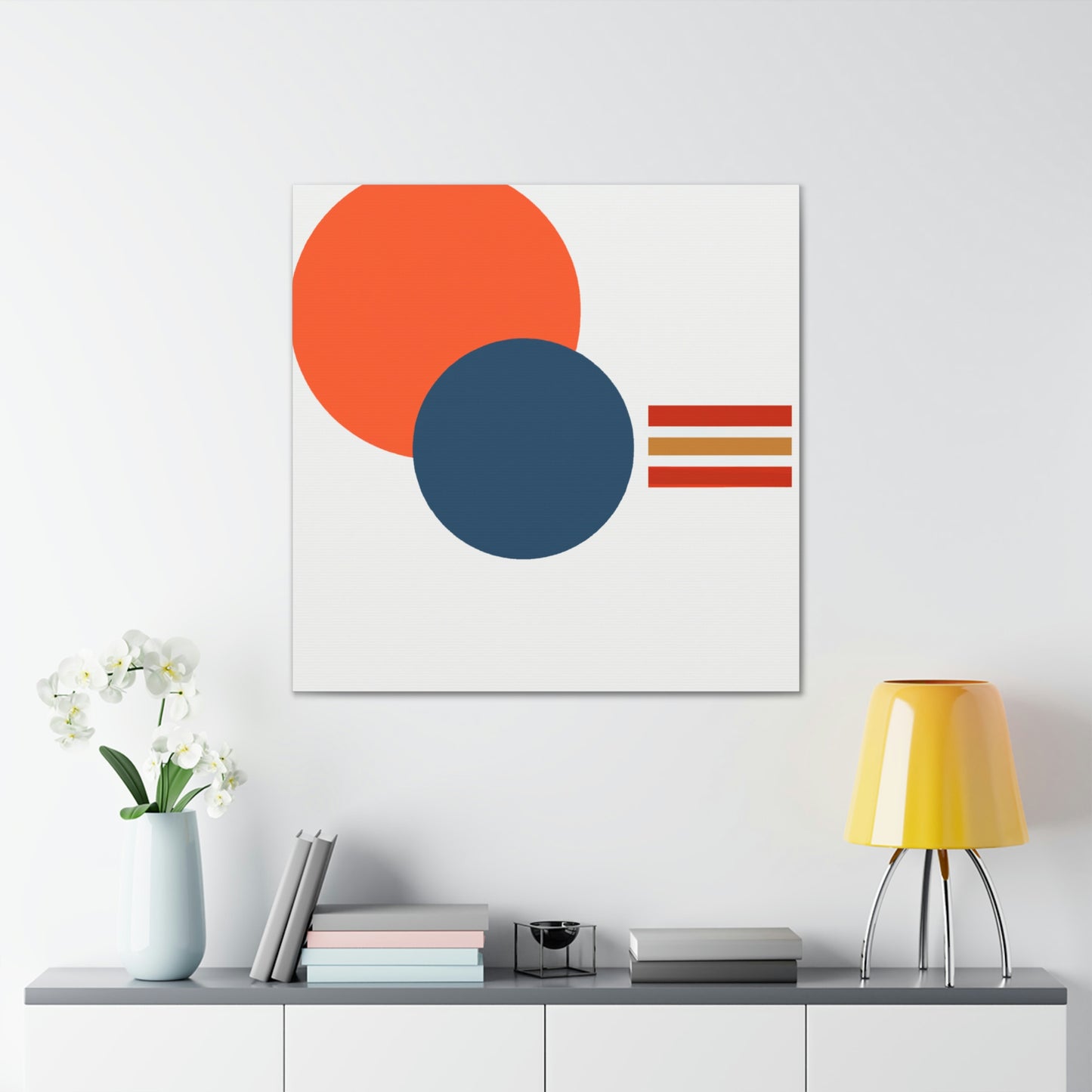 "Clear Sunrise Minimalism" - Canvas