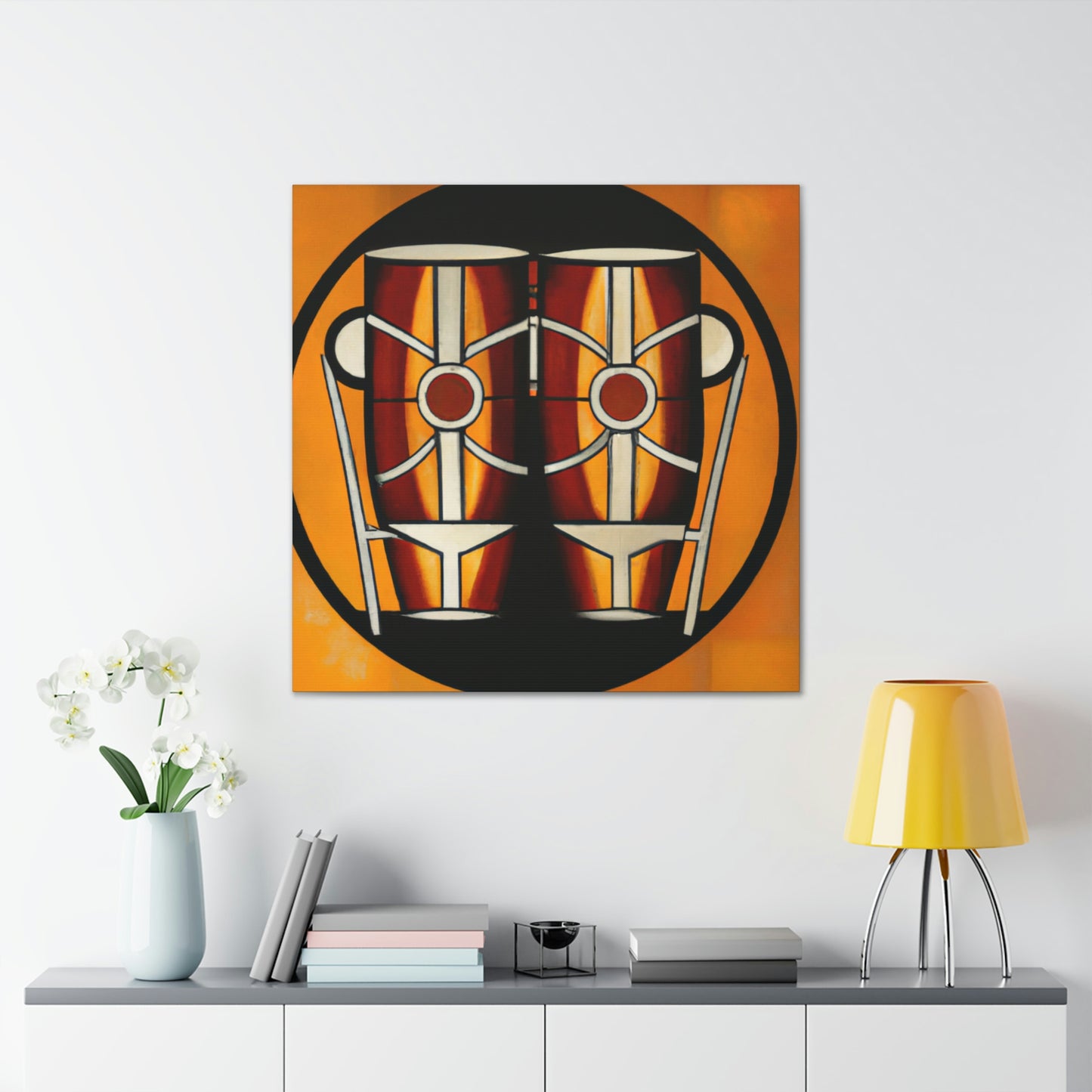 Bongos of Glittering Gold - Canvas