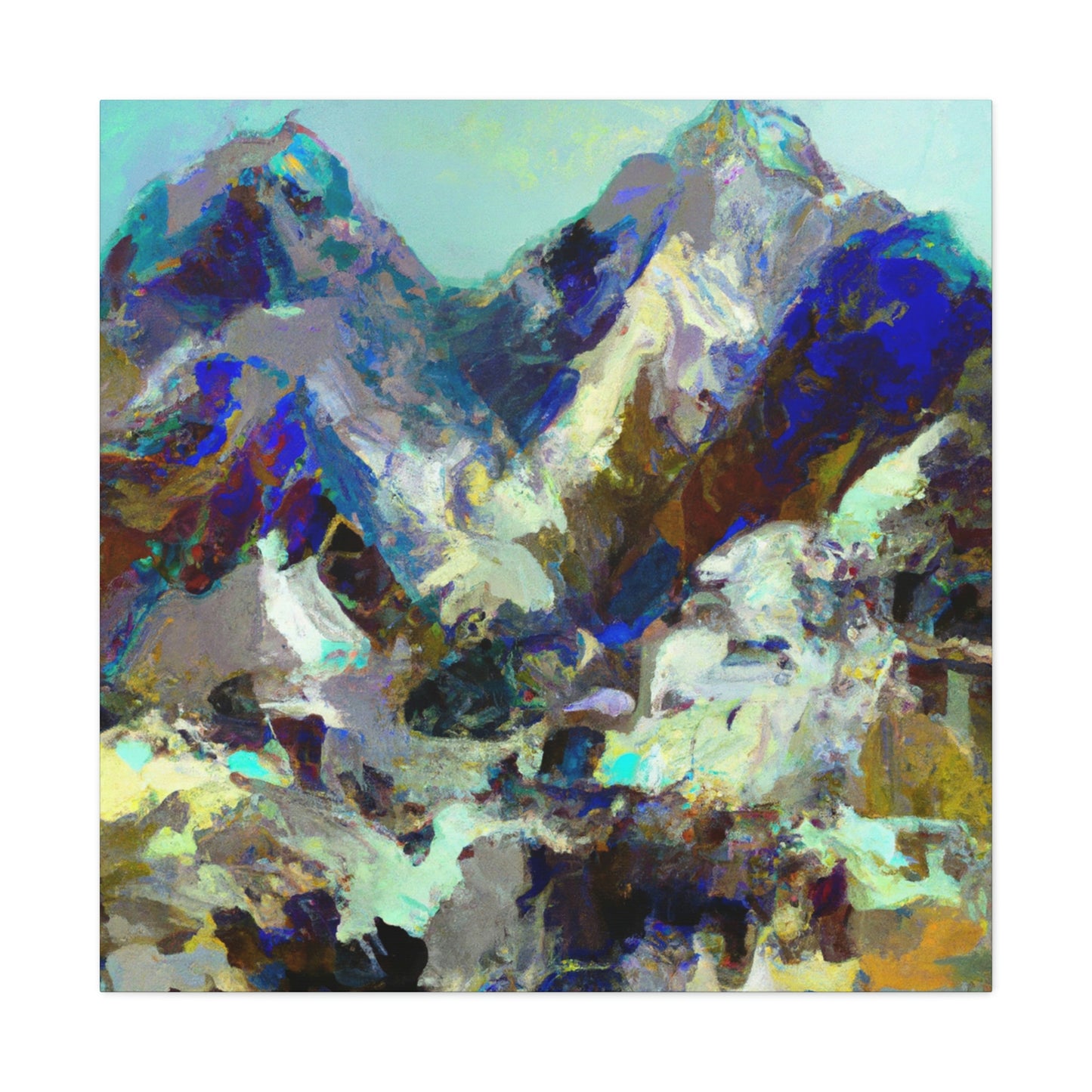 "Mountain Majesty Awaits" - Canvas