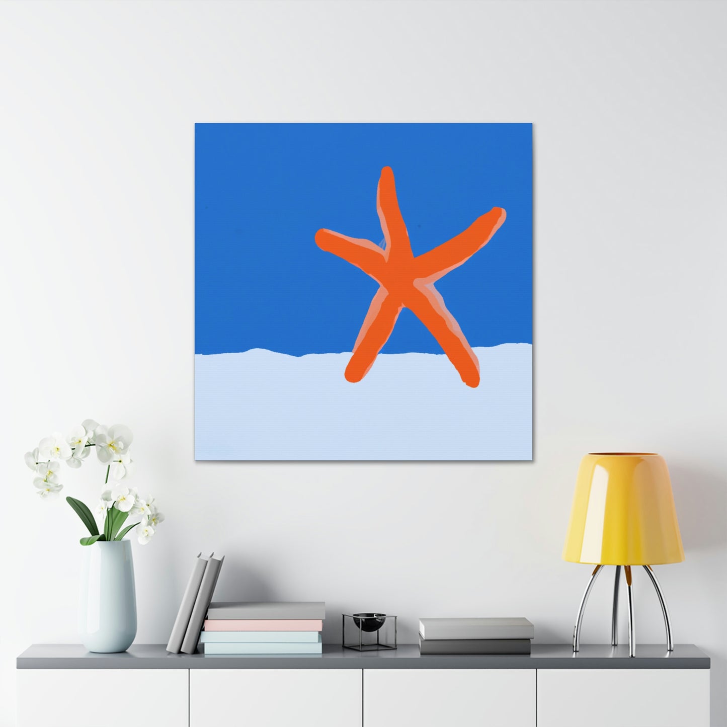 "Starfish in Minimalism" - Canvas