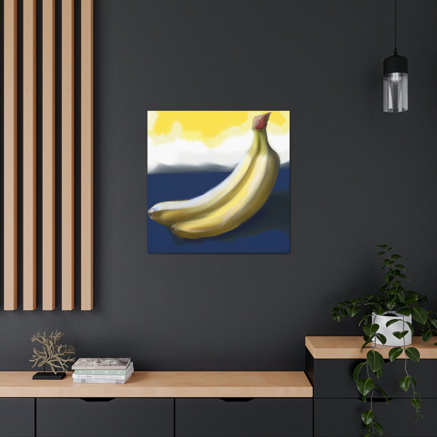 "Bananna's Neoclassical Delight" - Canvas