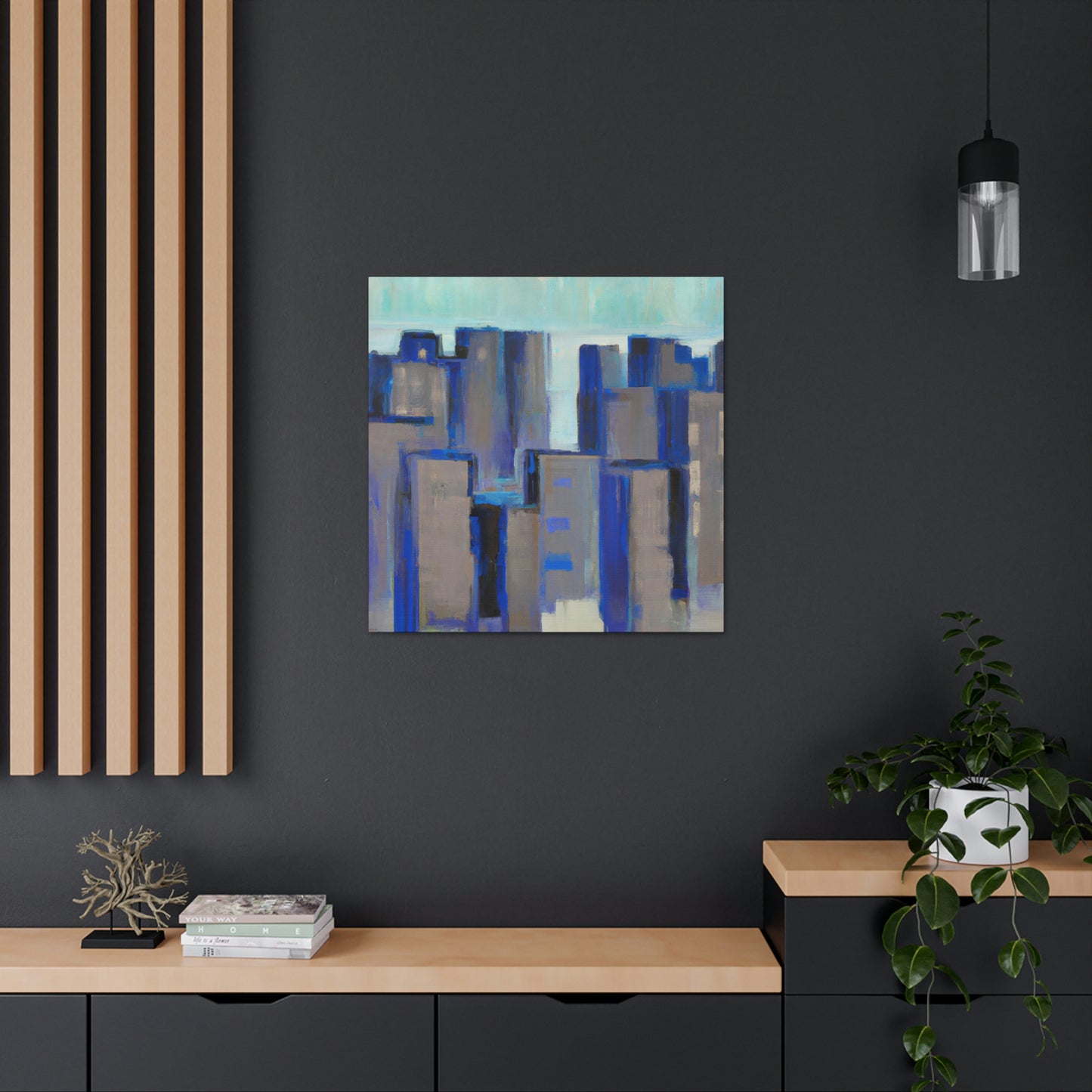 Minimalist Solitude Scene - Canvas