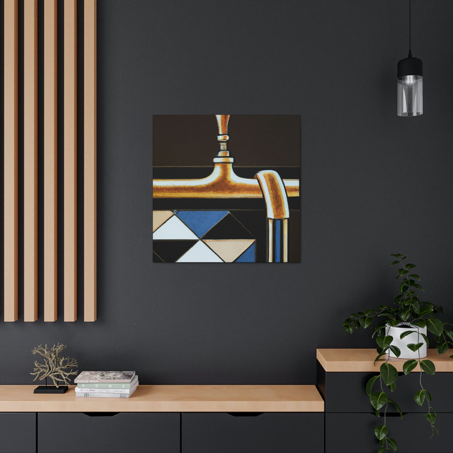 "Dancing Art Deco Bar" - Canvas