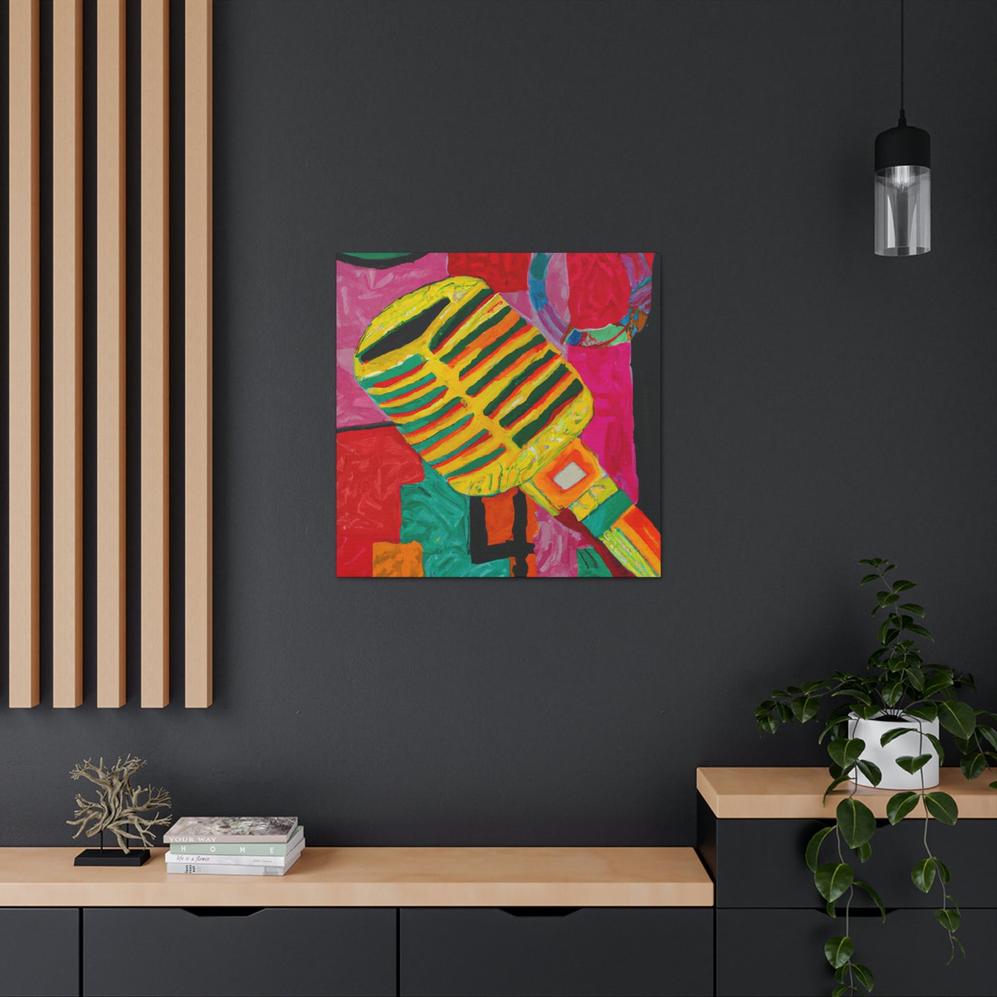 "Voice of the Microphone" - Canvas