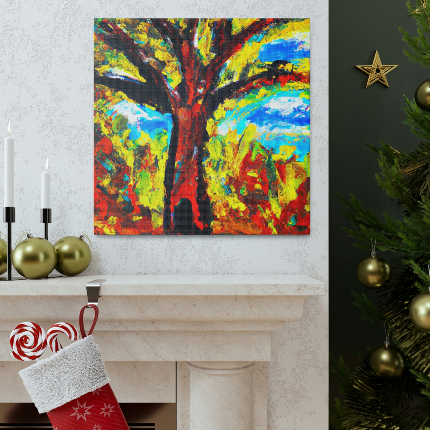 Oak Tree Reconciled - Canvas