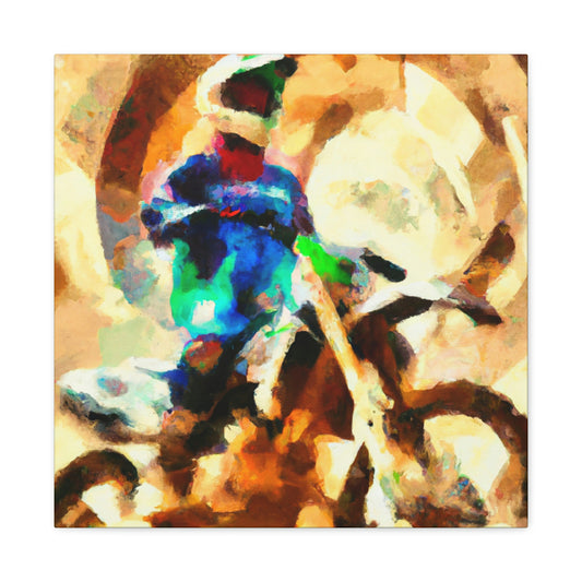 Motocross Speed Splendor - Canvas