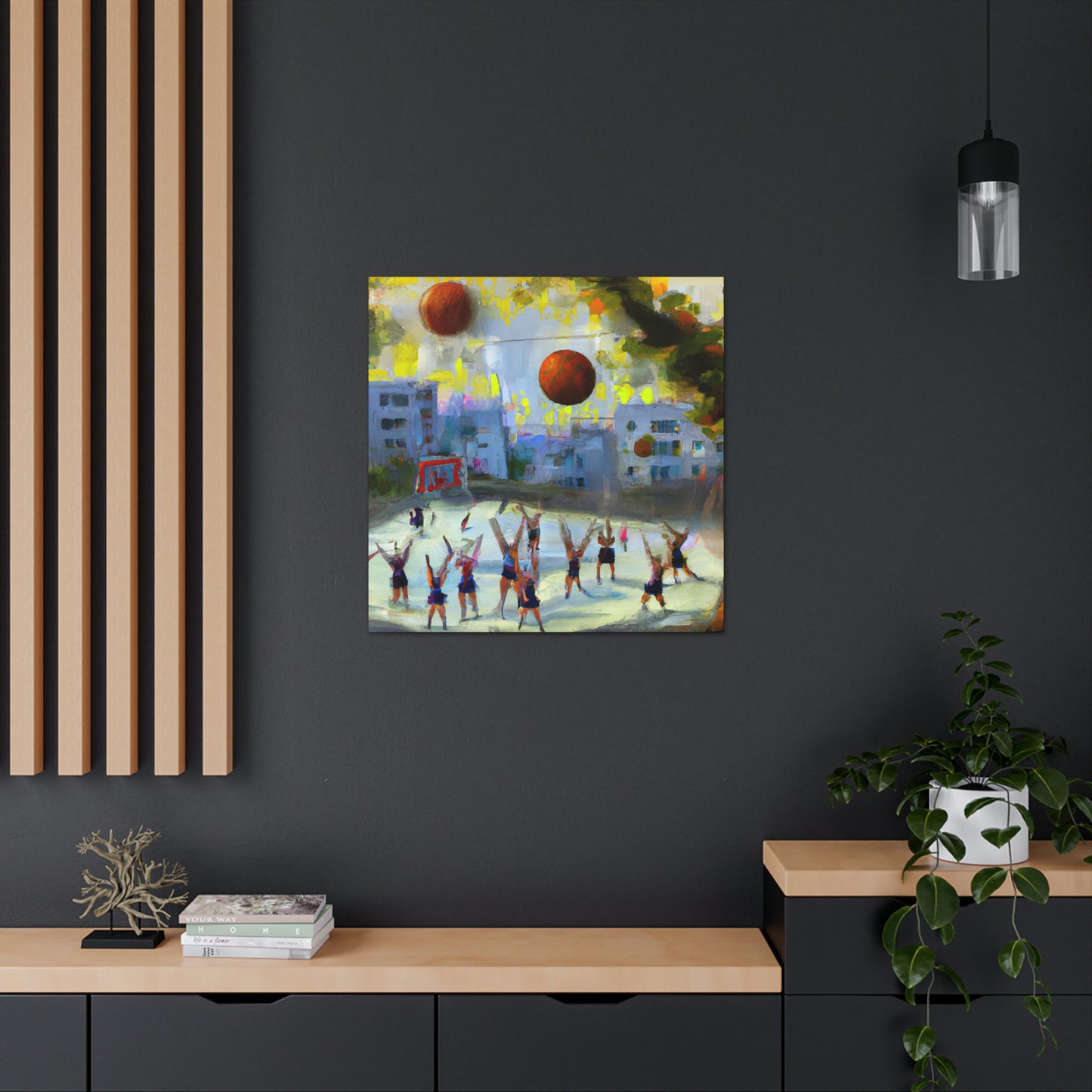 Volleyball Vibrancy Vitality - Canvas