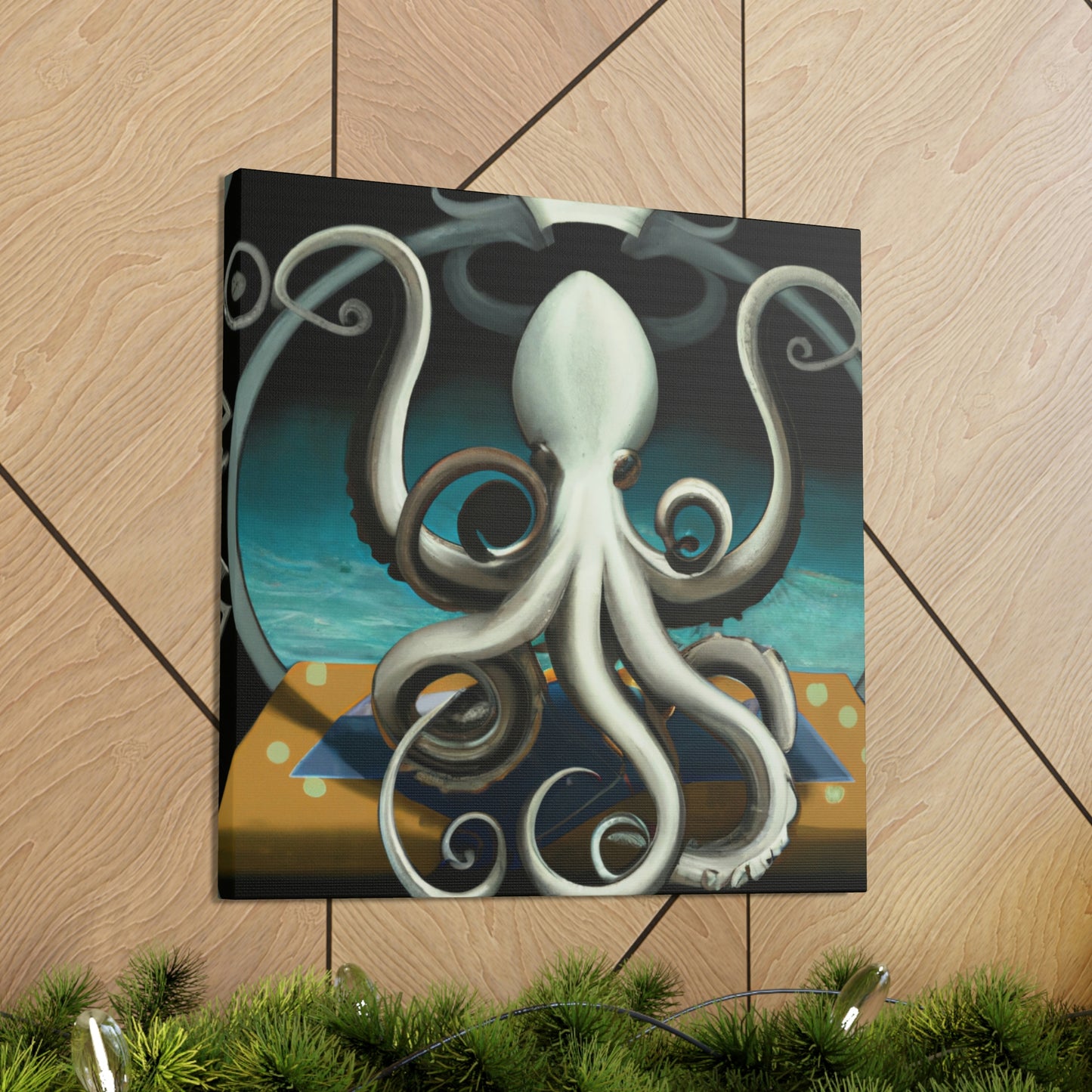 "Octopus at Dusk Dusk" - Canvas